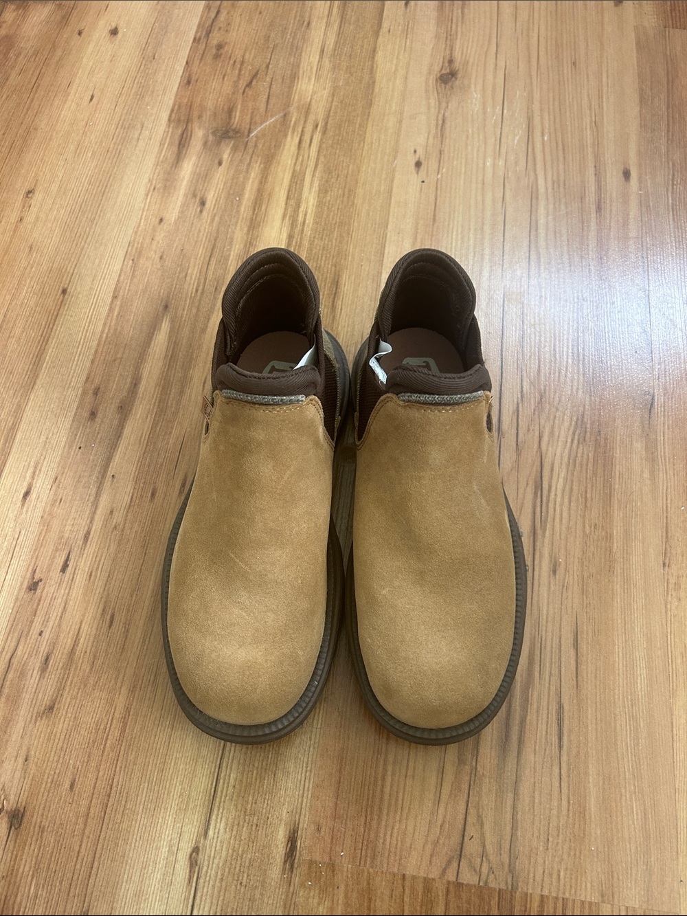Hey Dudes Slip-On Suede Shoes - Tan